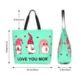 thumbnail image 6 of Fuzoiu Love You Mom Print Tote Bags for Women,Shoulder Bag, Gym Tote,Top Handle Ladies Shoulder Bags for Work Beach Travel and Shopping Grocery, 6 of 9