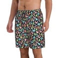 thumbnail image 2 of Fotbe Alphabet Trajes de Baño Estampados para Hombre, Shorts de Verano de Secado Rápido, Ropa de Playa, Bañadores-Large, 2 of 6