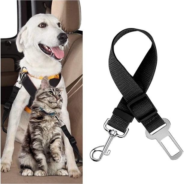 Cinturón de seguridad para perros en el coche, arnés para perros en el coche, arnés para perros en el coche, suministros de viaje para mascotas (1 pieza)