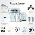 thumbnail image 5 of Geekpure 6-stage Reverse Osmosis Drinking Water Filter System With Ultraviolet Sterilizer Filter-75GPD, 5 of 10
