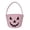 Pink, variant on Gbobgt Halloween Cute Cotton Rope Baskets for Kids, Woven Cotton Rope Pumpkin Basket, Trick Or Treat Bag, Reusable Halloween Candy Bucket, Halloween Party Decorations, Black