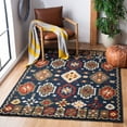 thumbnail image 2 of SAFAVIEH Heritage Damjana Tribal Wool Area Rug, Navy/Red, 4' x 6', 2 of 7