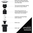thumbnail image 7 of Garbage Disposal Air Switch Kit for SinkTop Waste Disposal with Stainless Steel Black Short Air Button by Briidea, 7 of 7