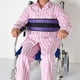 thumbnail image 3 of Restricción de silla de ruedas cómoda para adultos mayores que cuidan pacientes Morado oscuro, 3 of 9