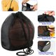 thumbnail image 4 of Bolsa de una sola bola, bolsa de transporte de malla, bolsa de almacenamiento de bolas de juego deportivo, mochila con cordón, bolsa trasera con eslinga para llevar baloncesto y voleibol, 4 of 5