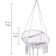 thumbnail image 2 of ColourTree White Claes Hammock Chair Macrame Swing Chair for Indoor and Outdoor Use, 2 of 6
