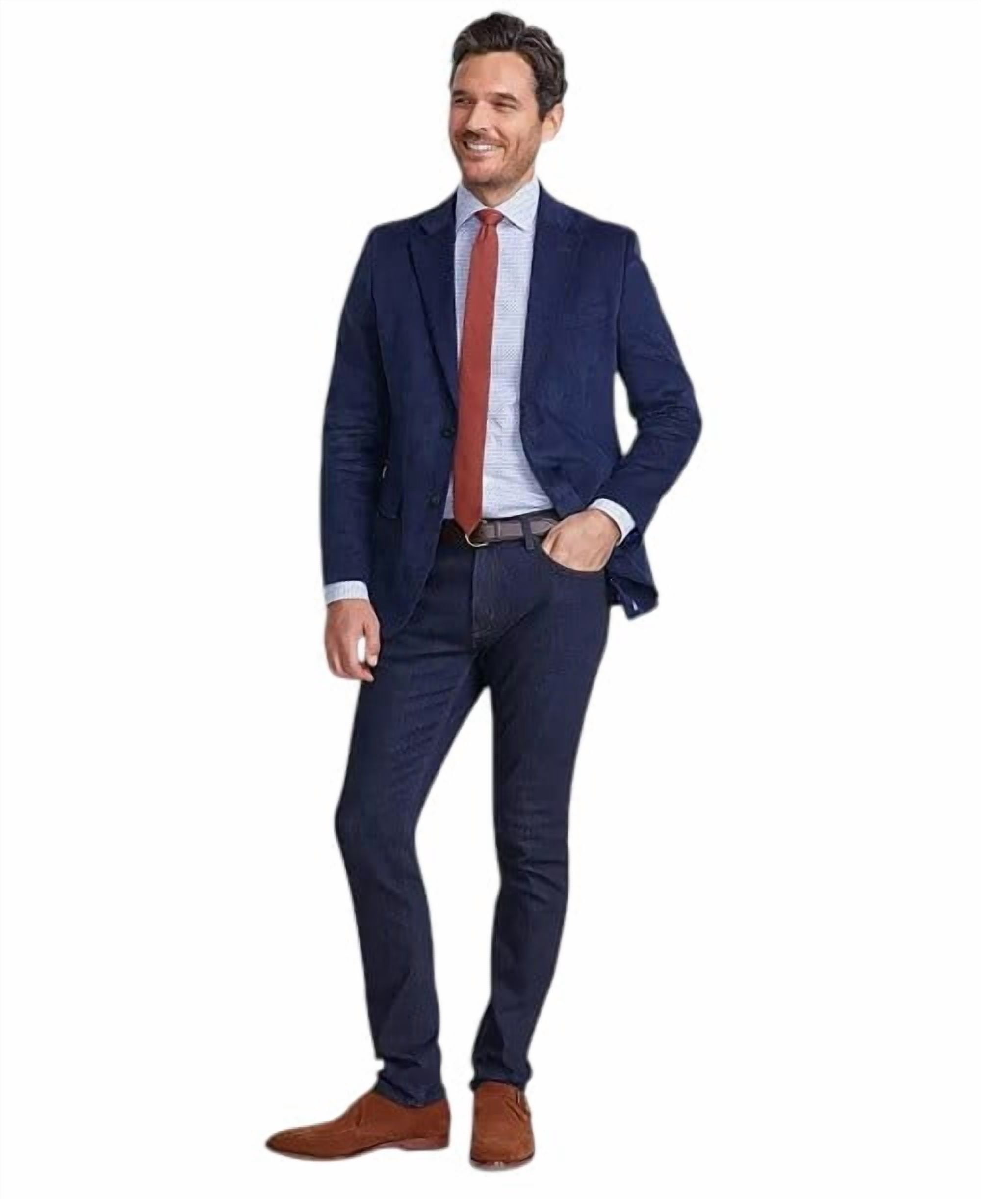 最終値下げ！DKNY メンズ スーツ上下　濃紺　ネイビー　100%ウール　38R DKNY Men's Modern Fit High Performance Separates Business Suit