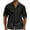 Black, variant on SwiftWear Men's Dress Shirts Casual Fashion Lapel Long Sleeve Button Down Shirt Breathable Blouse Tops, Black M