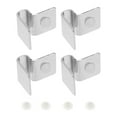 SHISUYAN Aquarium Glass Cover Clips Holder Stainless Steel Support 4pcs
