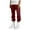 a3 Mens Stretch Cargo Pants Brick Red, variant on Mens Linen Pants Loose Tactical Pants for Men Lightweight Corduroy Cargo Pants Casual Workout Hiking Athletic Pant with Multi Pockets