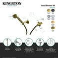 thumbnail image 4 of Kingston Brass KX1070SD Vintage Hand Shower Kit, Matte Black, 4 of 5