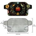 thumbnail image 5 of FORUDESIGNS Ladybug Flower Print Car Windshield Snow Cover, Auto Windshield Cover for ice and Snow, Freeze Protector for Auto Ice Windproof UV Sunshade Cover for SUVs, Vans, 5 of 6