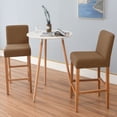 thumbnail image 3 of Mosiee Home Hotel Club Bar Chair Cover Barstool Grain Velvet High Stool Cover, 3 of 6