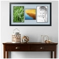 thumbnail image 2 of ArtToFrames Collage Photo Picture Frame with 1 - 8x8 and 2 - 8x12 Openings, Framed in Black with Baby Blue and Black Mats (CDM-3926-71), 2 of 8