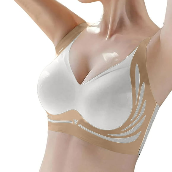 Soutien-gorge Sans Fil Confort Sans Couture pour Femmes - Soutien-Gorge T-Shirt Sans Armature, Nylon Spandex, pour Occasions Aguichant Décontractées Quotidiennes