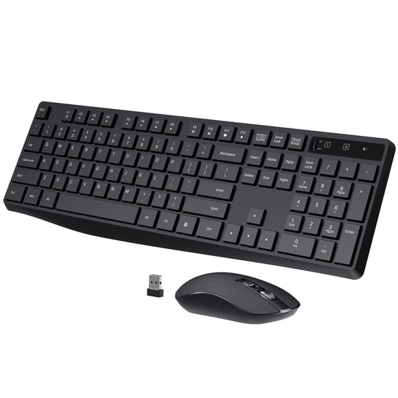 Combo de teclado y ratón inalámbricos COLIKES 2.4G USB