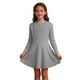 thumbnail image 2 of Suéter de capa base para niña, jersey de punto trenzado, manga larga, cuello redondo, vestido para niña, 2 of 8
