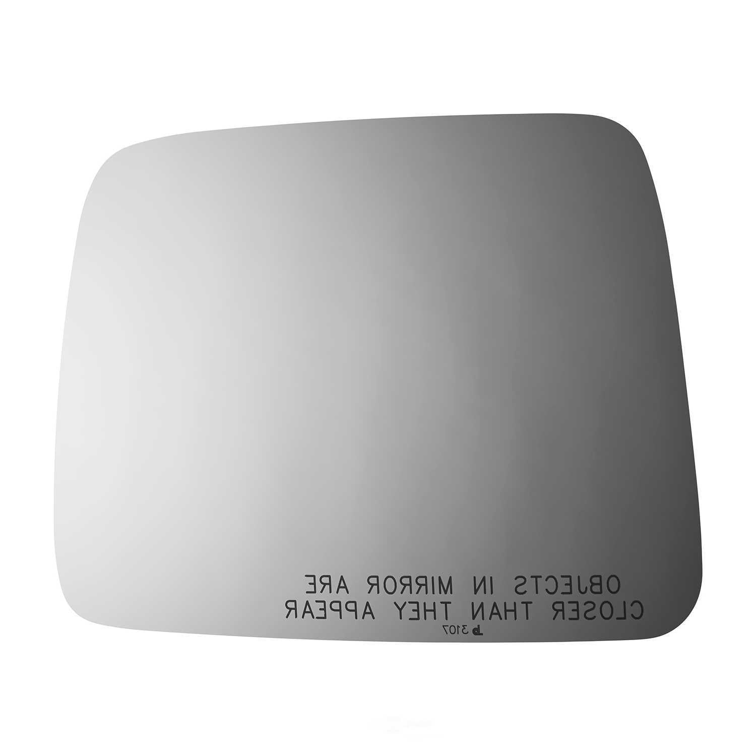 Burco Side View Mirror Replacement Glass - Clear Glass - 3107
