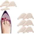 thumbnail image 1 of 4 Pairs Adjustable Shoe Filler Unisex Shoes Too Big Inserts, Adjustable Shoe Filler Unisex Reusable, 1 of 5