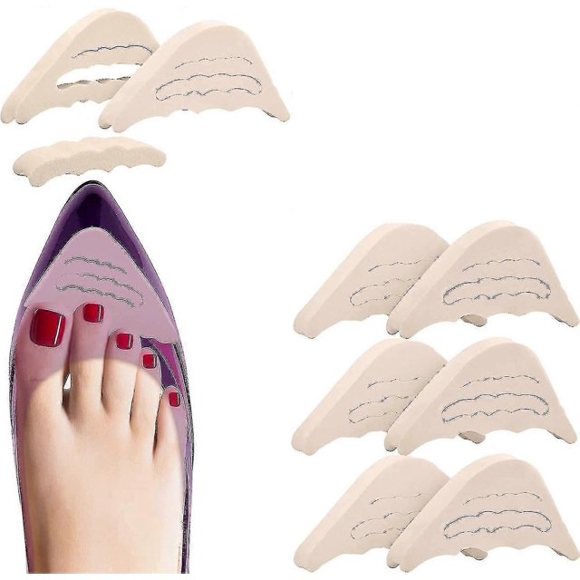 4 Pairs Adjustable Shoe Filler Unisex Shoes Too Big Inserts, Adjustable Shoe Filler Unisex Reusable