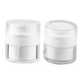 thumbnail image 4 of HEMOTON  2 Pcs Makeup Dispenser Bottle Small Cream Night Container Travel White, 4 of 8