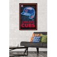 thumbnail image 2 of MLB Chicago Cubs - Neon Helmet 23 Wall Poster, 22.375" x 34", 2 of 4