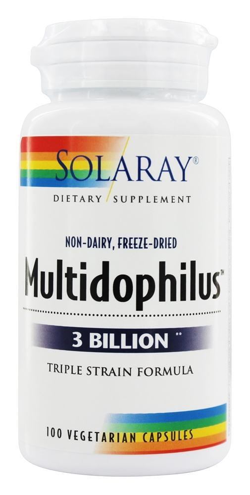 Solaray Multidophilus 3 Freeze Dried | 3 Billion CFU | Probiotics L ...