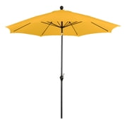Escada Designs Yellow 9-foot Polyester Push Button Tilt Umbrella