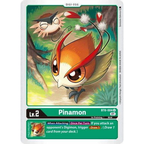 Digimon Double Diamond Uncommon Pinamon BT6-004