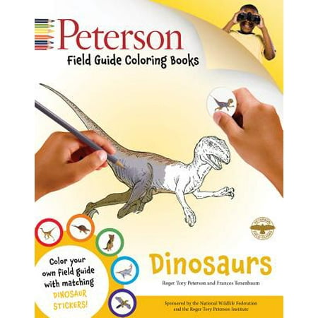 Peterson Field Guide Coloring Books Dinosaurs Walmart Com