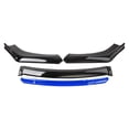 thumbnail image 2 of 3x Universal Car parachoques delantero labio cuerpo Kit accesorio piezas automotrices reemplazo Suvs Splitter Spoiler Premium difusor cubierta , Azul negro, 2 of 7