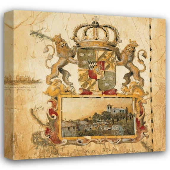 Liz Jardine 15x15 Gallery Wrapped Canvas Wall Art Titled - Terra Nova I