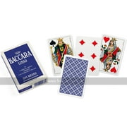 Dal Negro Baccarat Playing Cards (No indexes, Blue back) - 2 Decks