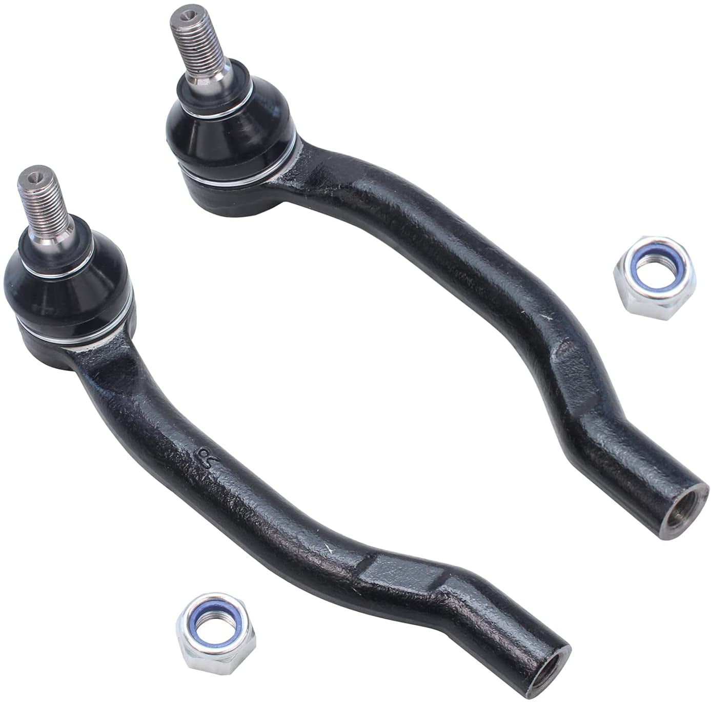 Detroit Axle - Front Outer Tie Rod Ends Replacement for Acura MDX Honda Pilot - 2pc Set