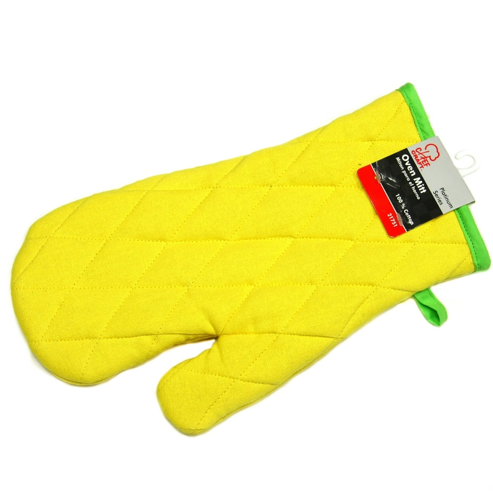 Chef Craft Yellow Oven Mitt