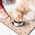 thumbnail image 2 of Dog Feeding Mat, Dog Mat for Food and Water, Pet Dog Cat Bowl Mat, Non-Slip Super Absorbent Water Bowl Mat with Cute Rainbow,17inx30in, 2 of 7