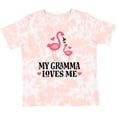 thumbnail image 3 of Inktastic Gramma Loves Me Girl Flamingo Girls Toddler T-Shirt, 3 of 5