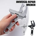 thumbnail image 6 of Universal Repair Set 6-68mm Bathroom Hand Tools Adjustable Spanner for Large Opening Pipe Wrench Nut Key, 6 of 9