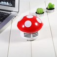 thumbnail image 4 of 6 Colors Cute Mini Mushroom Vacuum Desktop Vacuum Cleaner Dust Vacuum for Keyboard Corner Sweeper(red), 4 of 5