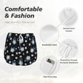 thumbnail image 6 of Lsque Daisies Flowers Printed Women's Running Shorts with Liner Pockets,Elastic Quick Dry Workout Athletic Gym Yoga Shorts,Womens High Waist Shorts-XX-Large, 6 of 9