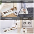 thumbnail image 5 of Rateoe Cute Kittens And Puppy Pattern Flannel Door Mat Indoor Outdoor Entrance, Waterproof All-Weather Doormat,Fade Resistant, Low Profile Entryway Mat 16x24in, 5 of 7