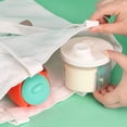 thumbnail image 3 of Contenedor de fórmula giratorio de cuatro compartimentos antiderrames para llevar, contenedor de bocadillos de leche en polvo para niños para viajes al aire libre de bebés y niños pequeños, 3 of 5