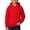 Red, variant on BLVB Toddler Boys Girls Hooded Sweatshirt Solid Color Pullover Long Sleeve Hoodie Kids Cotton Fall Fashion Clothes(Yellow,1-2Years)