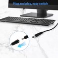 thumbnail image 4 of Cable de Carga USB a CC YiKaiEn Negro Universal con 10 Conectores de 3.3 Pies, 4 of 6