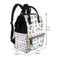 thumbnail image 2 of Easygdp Hello Summer Cat para Bolsa de Bebé de Gran Capacidad con Múltiples Bolsillos, Bolsa de Pañales para Padres, Bolsa de Viaje Organizada y Elegante, 2 of 6