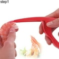 thumbnail image 4 of ACDANC Creative Kitchen Prawn Peeler Shrimp Deveiner Remover Peel Device Portable Tool, 4 of 4