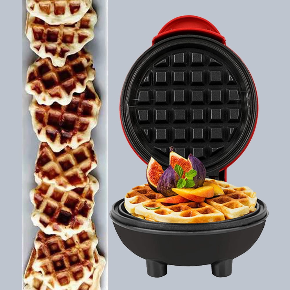 Hovico Mini Electric Waffles Maker Bubble Egg Cake Oven Breakfast Waffle Machine, Premium Non-Stick Plates