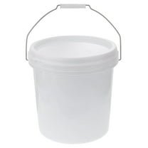 NUOLUX 1.5 Gallon Plastic Bucket, with Handle & Lid