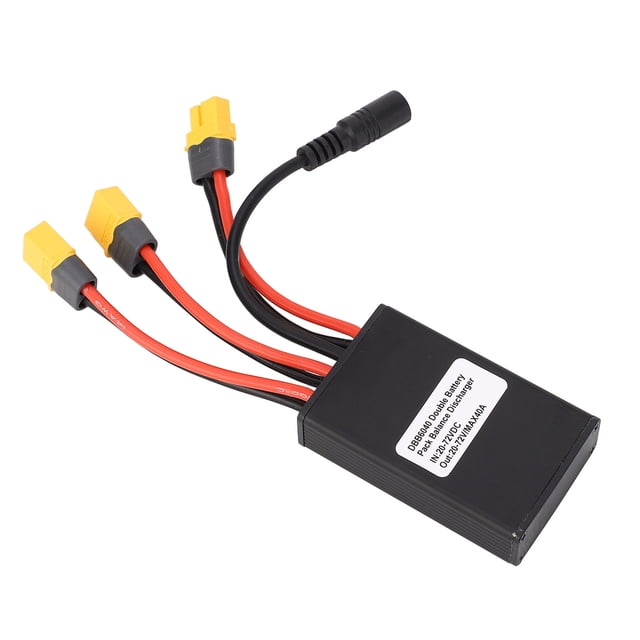 Adaptador De Módulo Paralelo De Batería Dual, Conector Ligero XT60H Convertidor De Descarga De Batería Doble 20V-72V Para Bicicleta Eléctrica