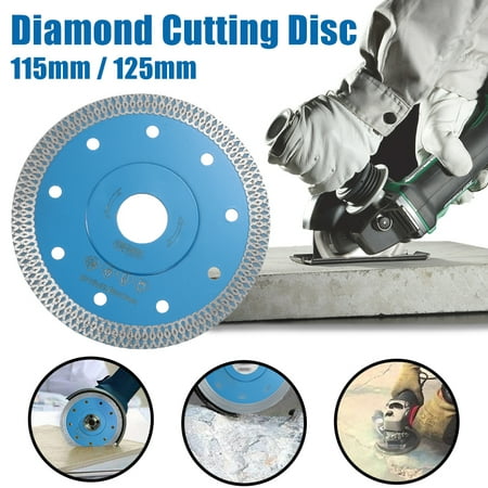 Heavy Duty Blade Grinder - 115/125MM Porcelain Tile Turbo Thin Diamond Dry Cutting Blade Grinder Wheel Disc